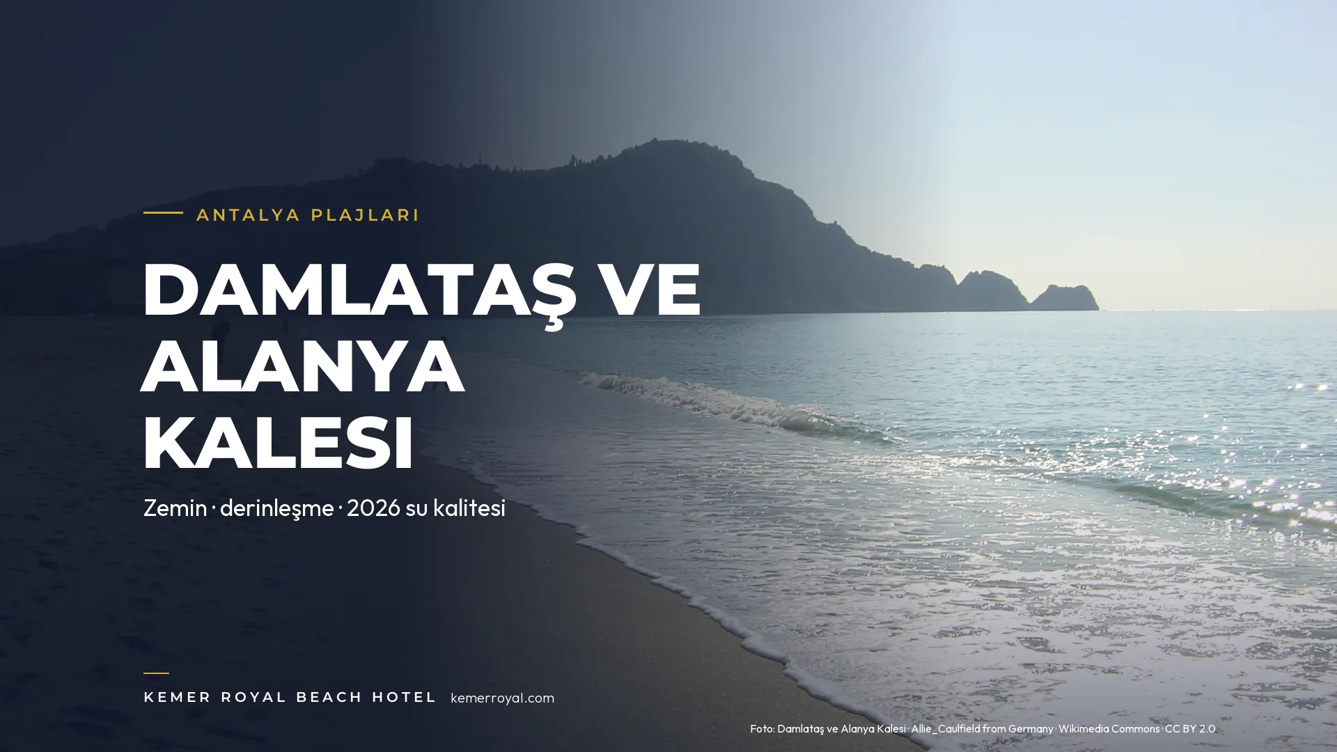 Keykubat Batı Halk Plajı (Alanya): Zemin, Derinlik ve 2026 Su Kalitesi