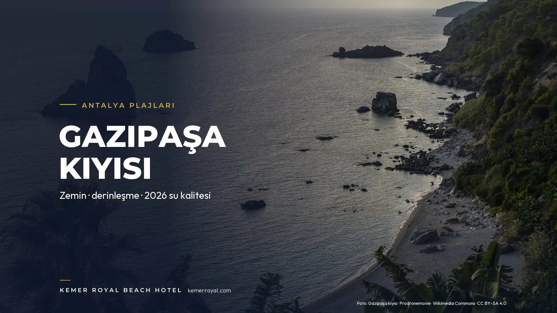 Selinus Plajı (Gazipaşa): Zemin, Derinlik ve 2026 Su Kalitesi