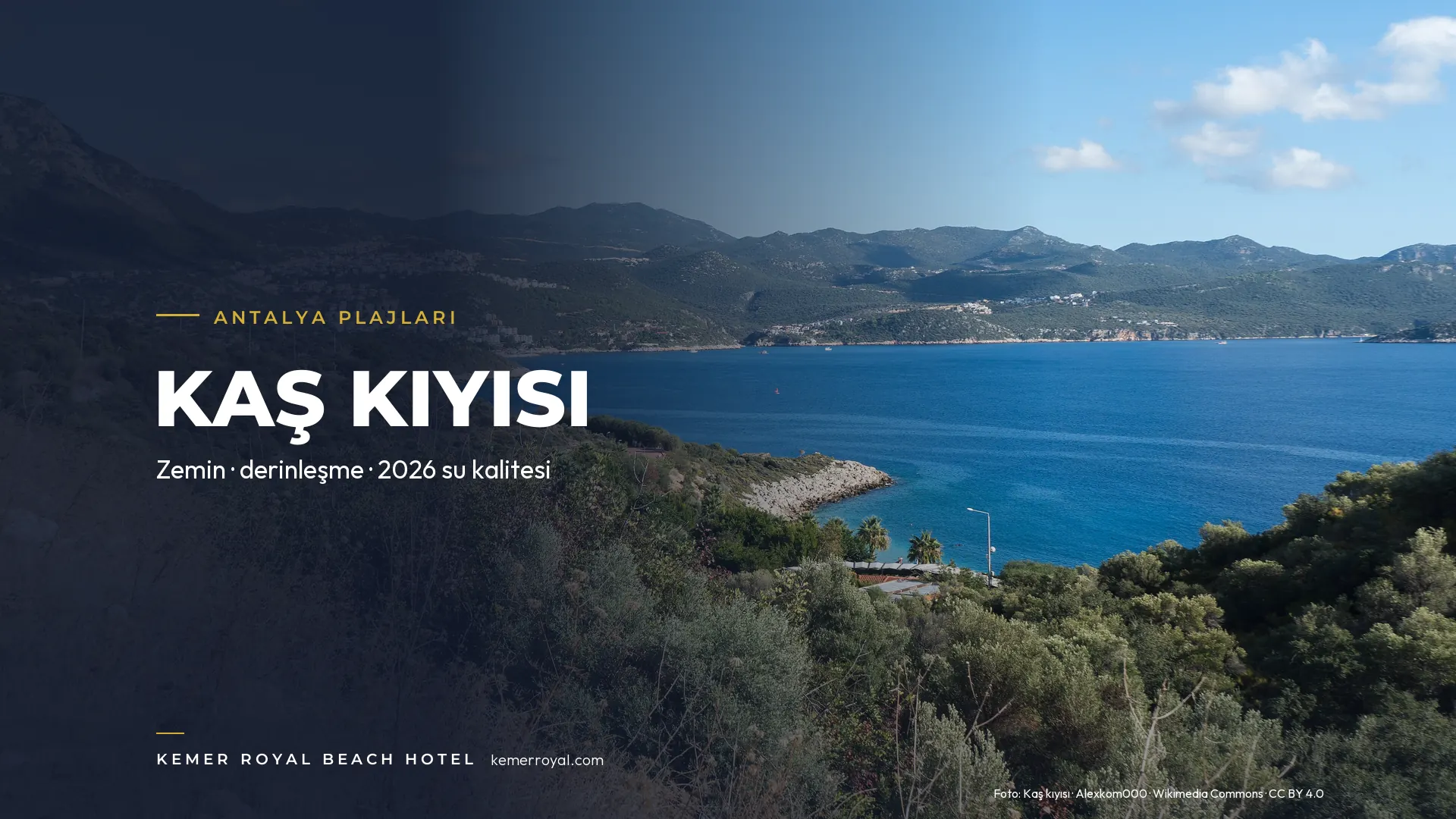 Blanca Beach (Kaş): Zemin, Derinlik ve 2026 Su Kalitesi