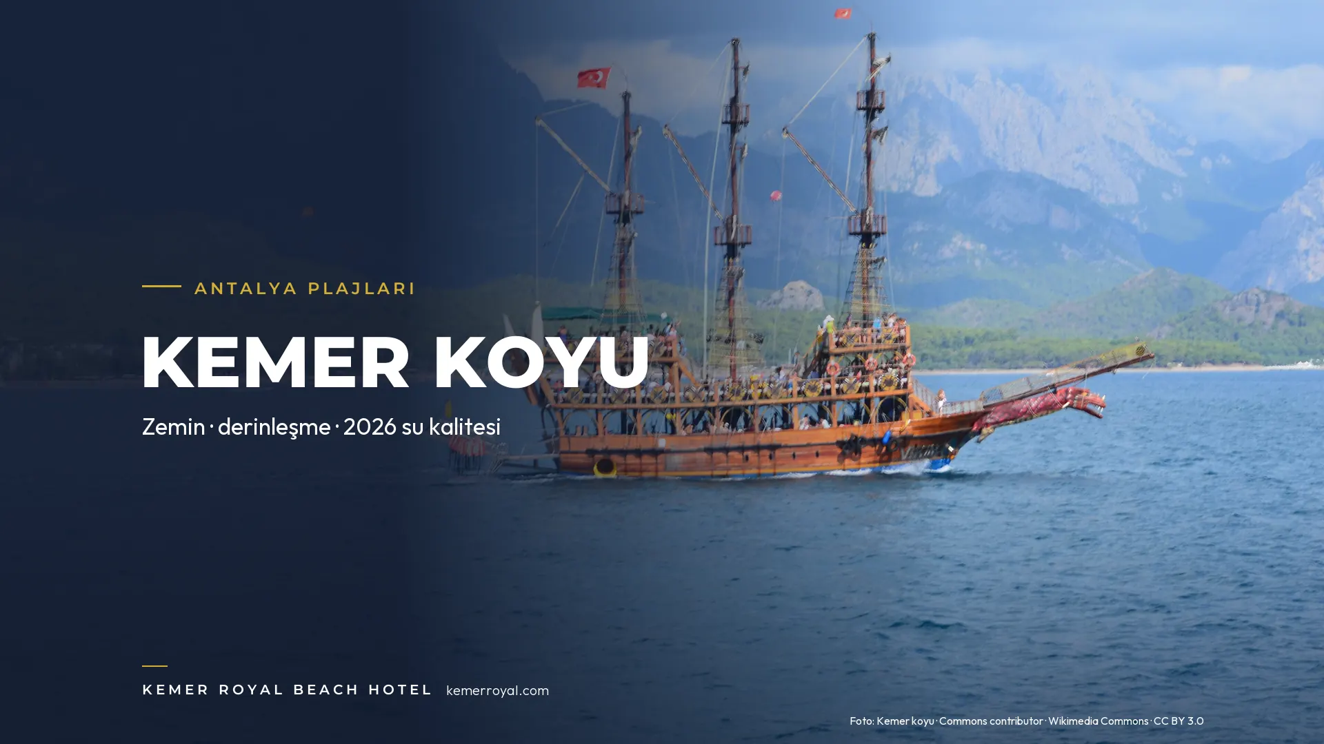 Palmiye Tatil Köyü Plajı (Kemer): Zemin, Derinlik ve 2026 Su Kalitesi