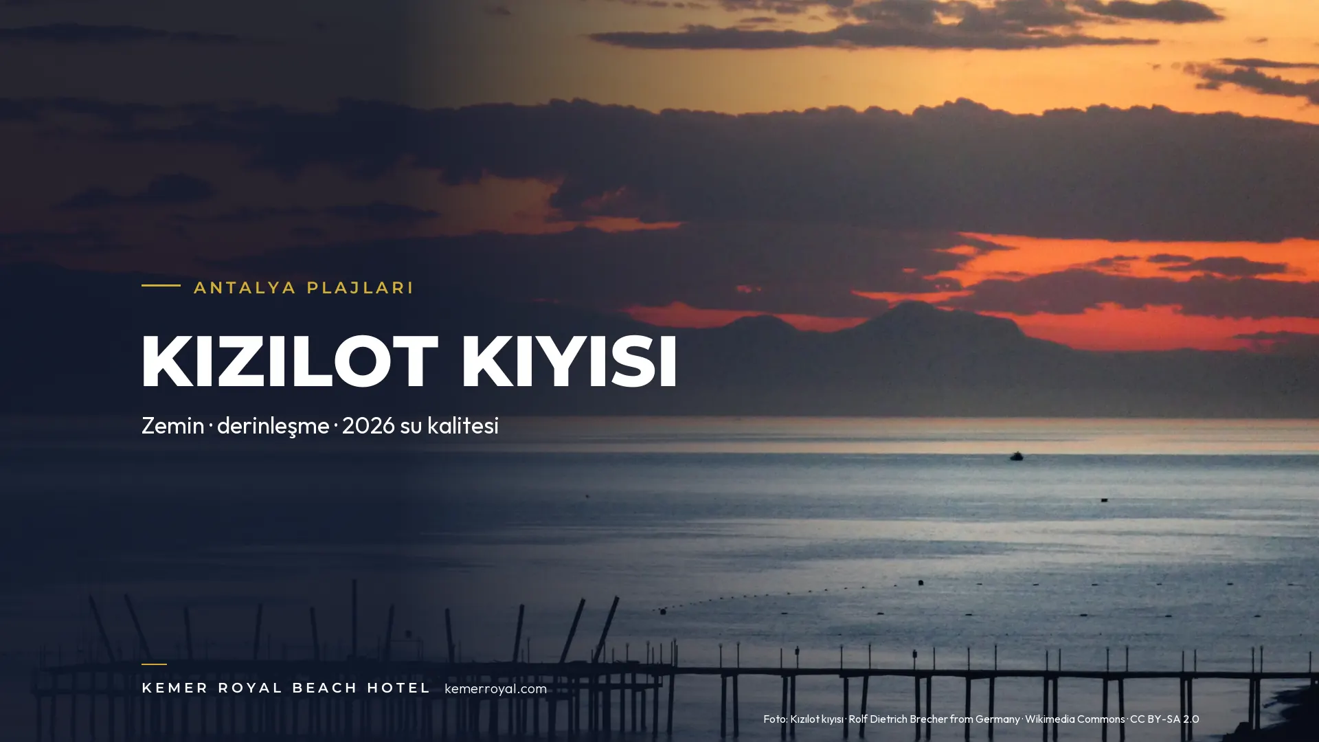 Crystal Admiral Resort Suites & Spa Plajı (Manavgat): Zemin, Derinlik ve 2026 Su Kalitesi