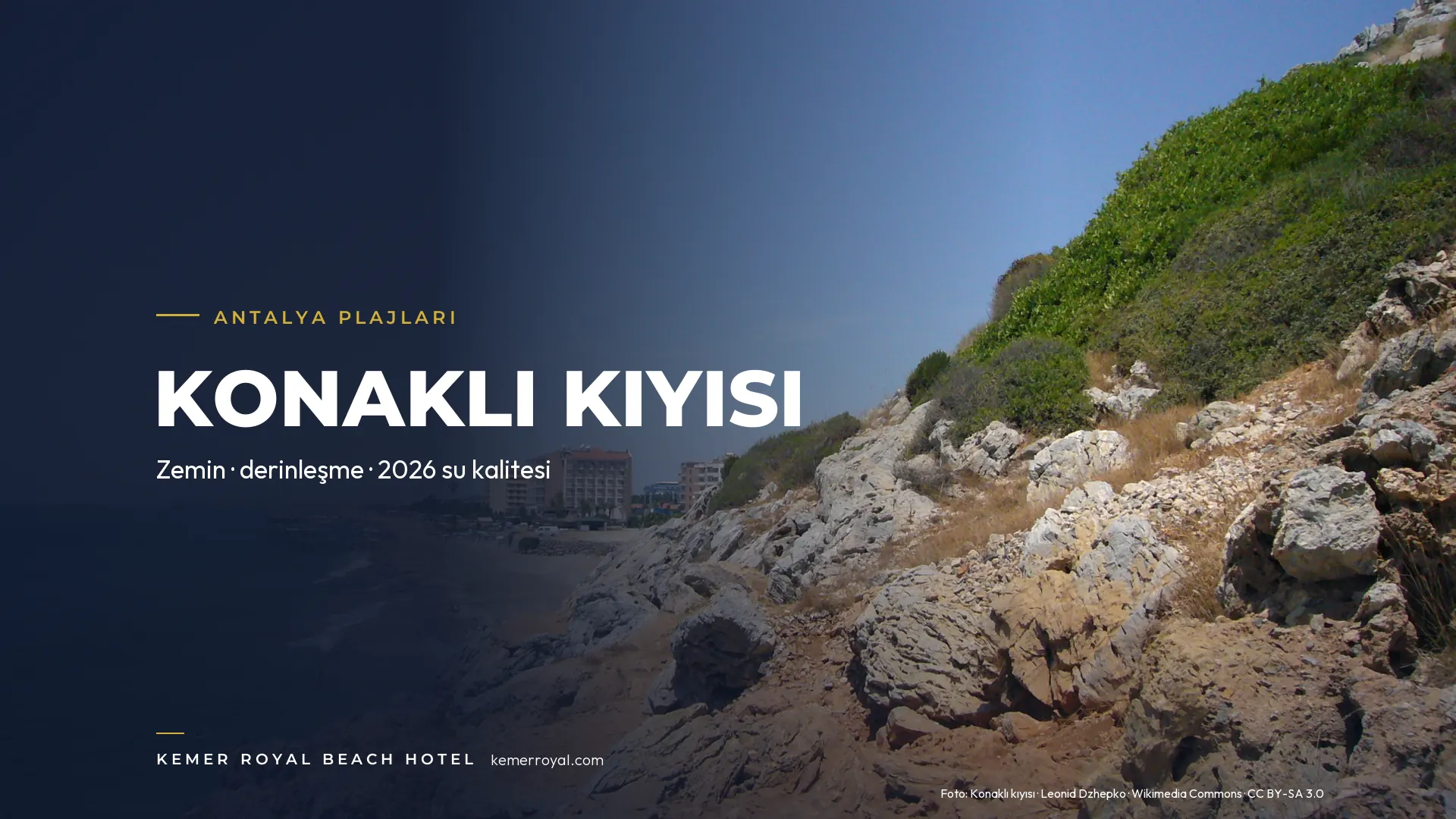 Doğanay Otel Plajı (Alanya): Zemin, Derinlik ve 2026 Su Kalitesi