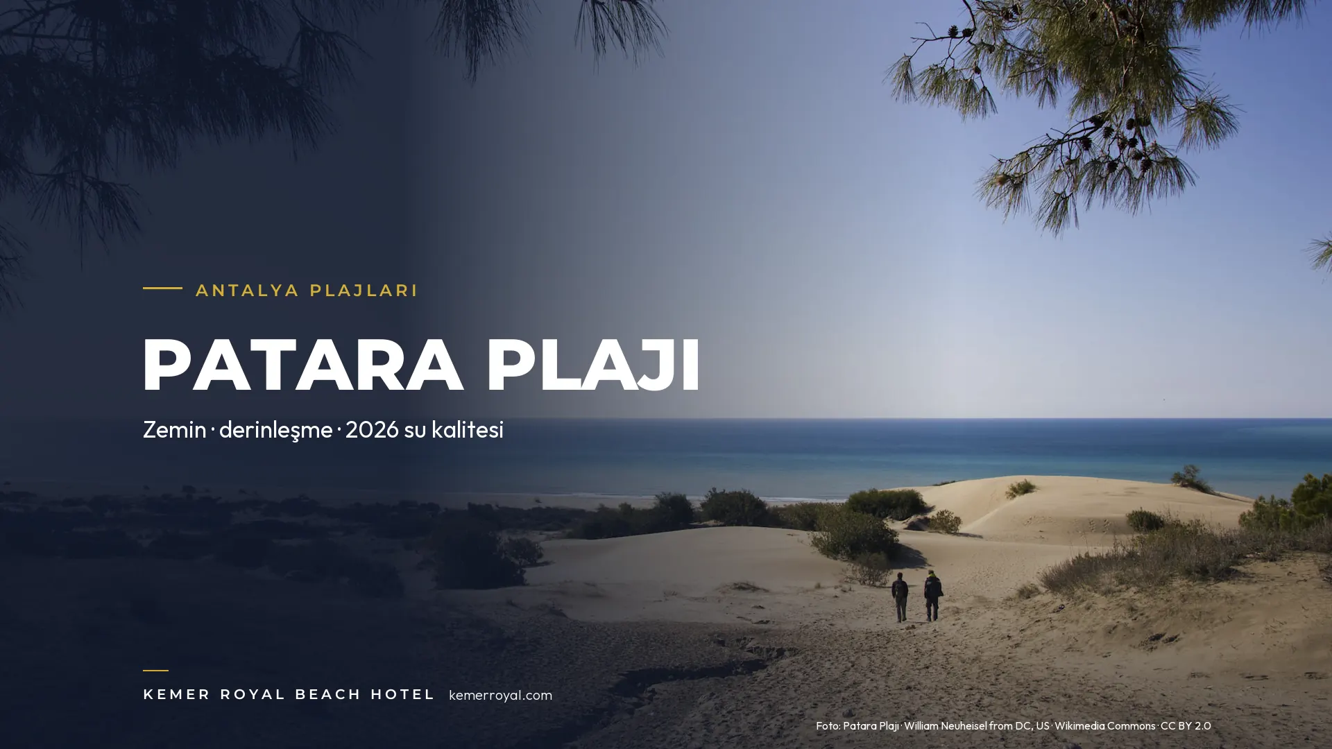 Patara Prince Resort Plajı (Kaş): Zemin, Derinlik ve 2026 Su Kalitesi