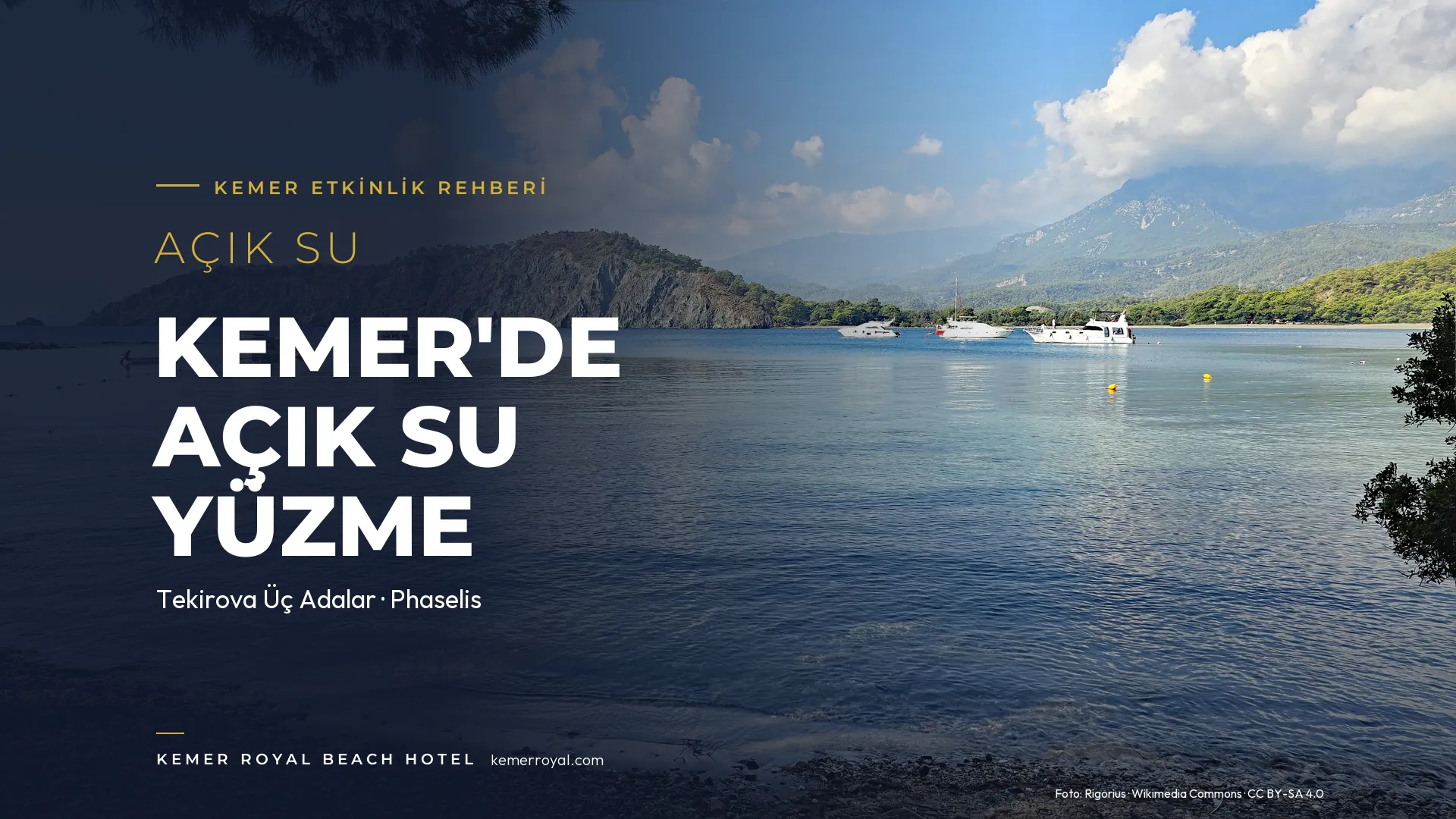 Kemer’de Açık Su Yüzme: Aquamasters, AquaChallenge ve Rotalar
