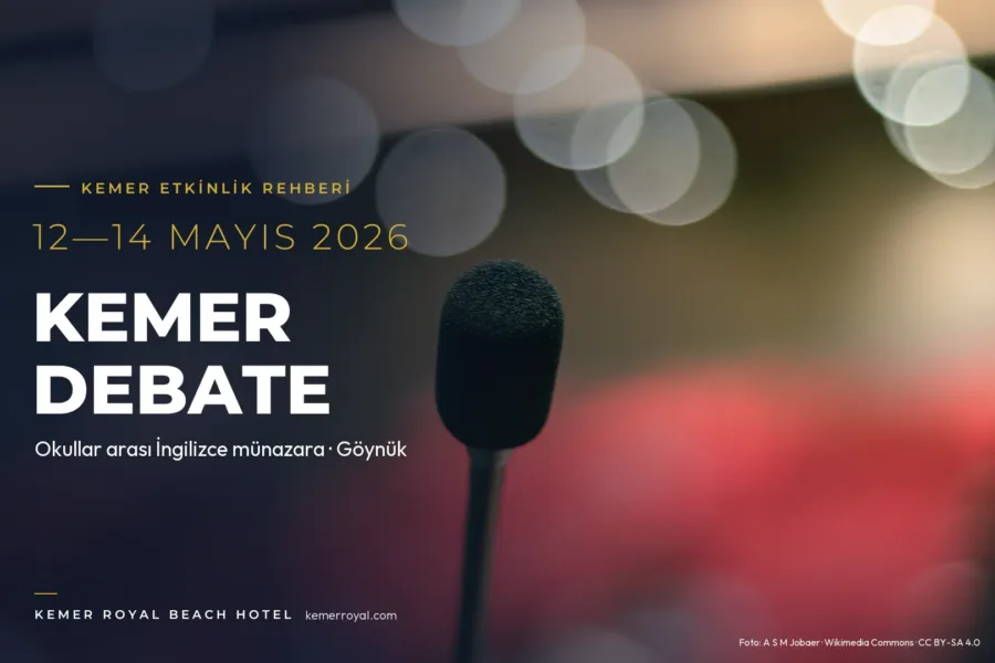 Kemer Debate 2026: Okullar Arası İngilizce Münazara Turnuvası