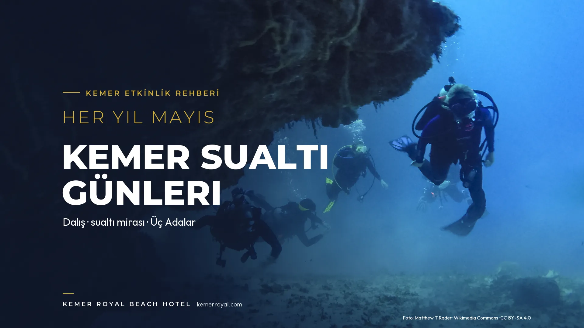 Uluslararası Kemer Sualtı Günleri: Dalış, Üç Adalar ve Program